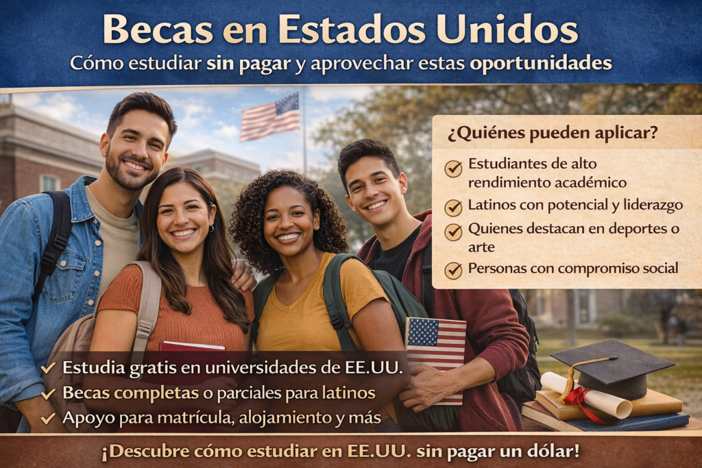 becas en Estados Unidos